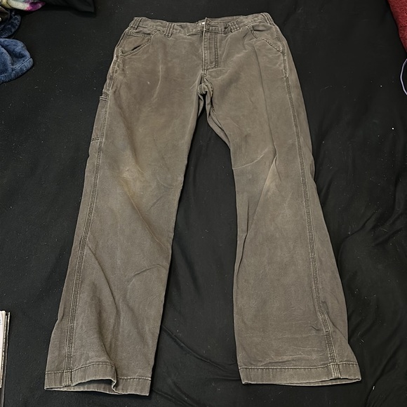 Men’s Carhartt 34x34 rugged flex relaxed fit canvas work pant! - Picture 2 of 3